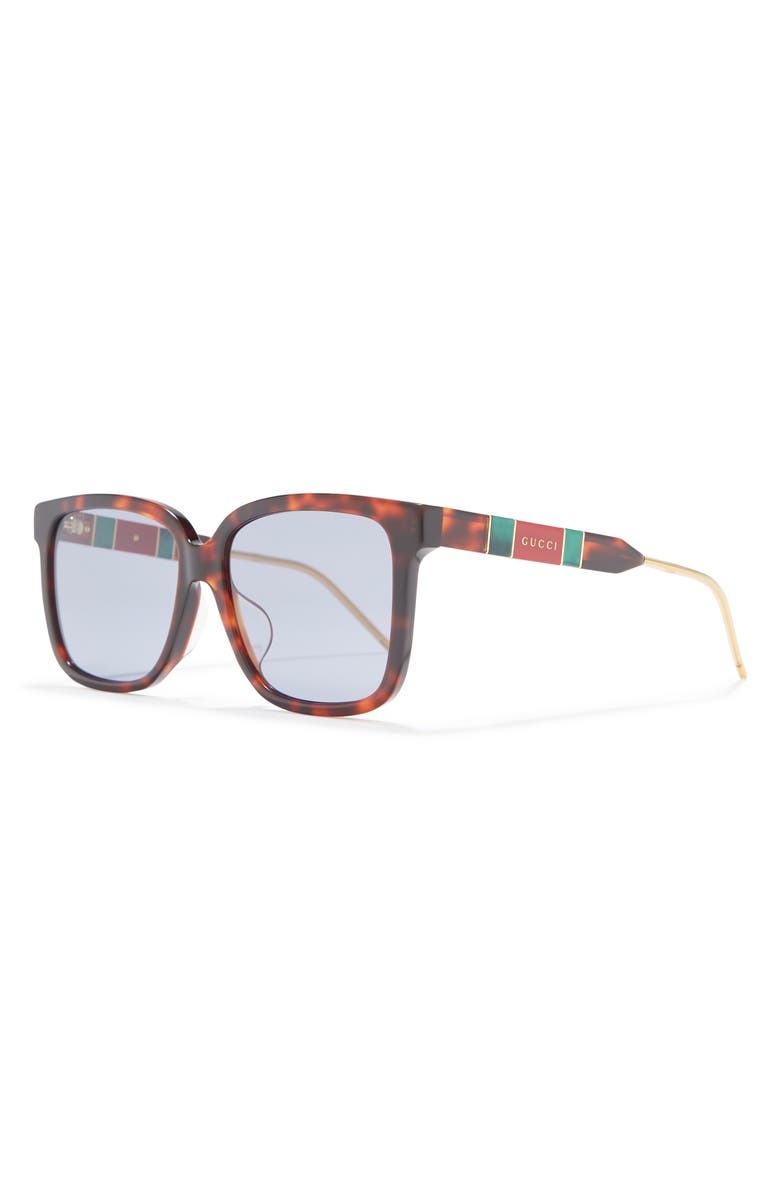 Gucci 56mm Square Sunglasses, Alternate, color,