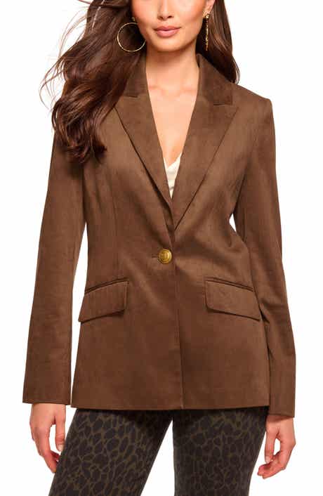 Ramy Brook Marilyn Faux Suede Blazer