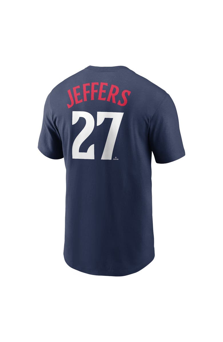 Nike Men's Nike Ryan Jeffers Navy Minnesota Twins Player Name & Number T-Shirt, Alternate, color, Navy