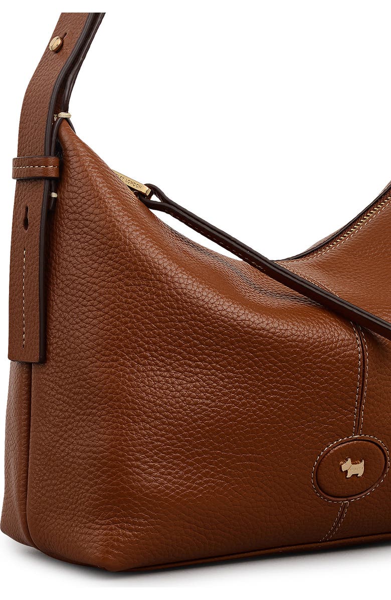 Radley Maldon Mews Medium Leather Shoulder Bag, Alternate, color, Cognac