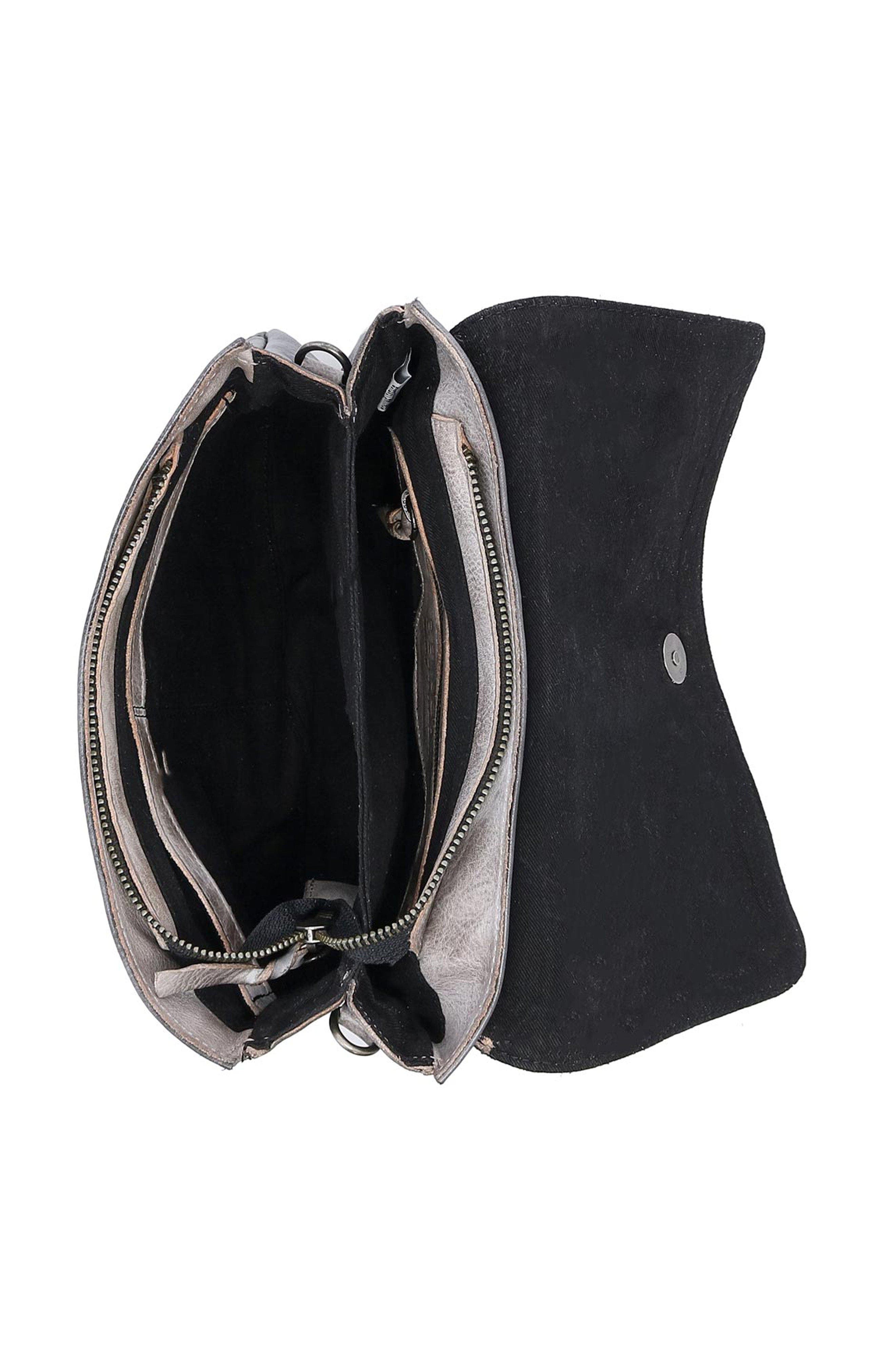 Bed Stu Cleo Handbag, Alternate, color, Black Icicle Rustic