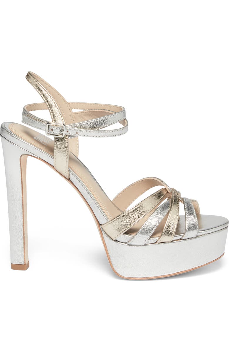 PAIGE Charlee Ankle Strap Platform Sandal, Alternate, color, Multi