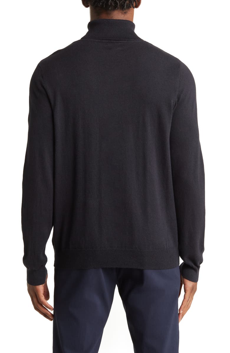 14th & Union Cotton Cashmere Blend Turtleneck, Alternate, color,