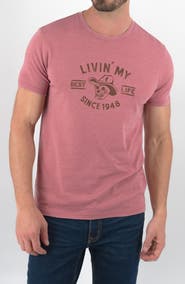 Devil-Dog Dungarees Livin' My Best Life Graphic T-Shirt