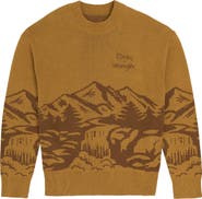 Wrangler x Coors® Intarsia Cotton Blend Crewneck Sweater