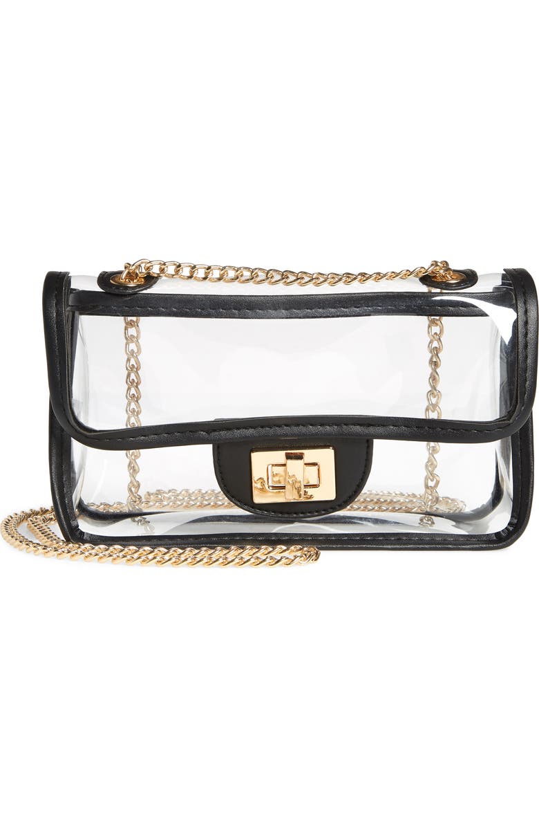 Jane & Berry Transparent Crossbody Bag, Main, color,