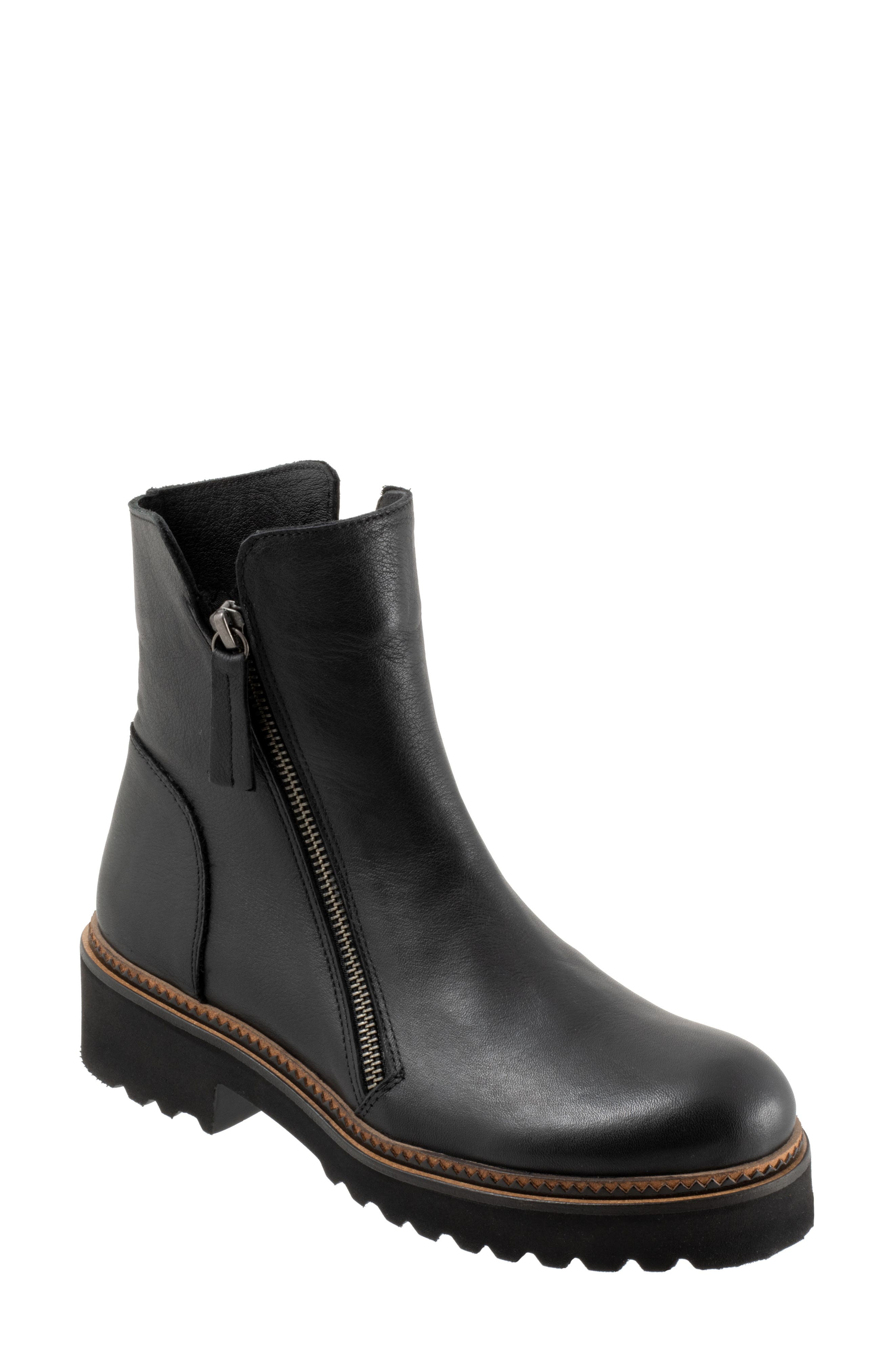 Bueno Ariana Zip-Up Boot, Main, color, Black
