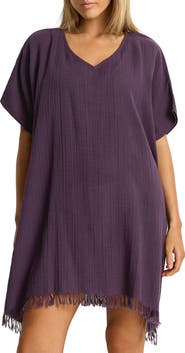 Sea Level Salt Kaftan Cover-Up