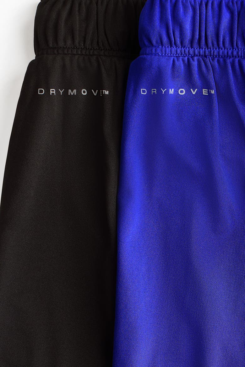 2-pack Football Shorts With Drymove, Alternate, color, Bright blue/color block