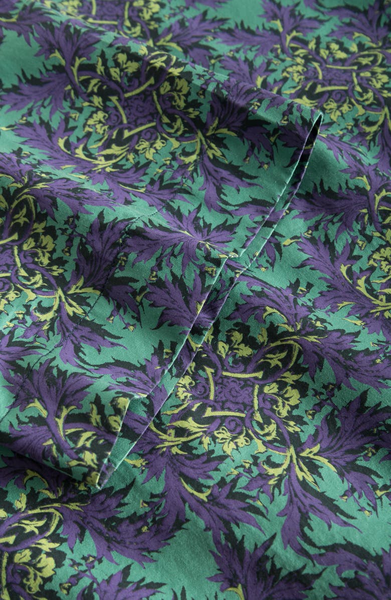 Wood Wood Johan Chateau Stretch Organic Cotton Button-Up Camp Shirt, Alternate, color, 