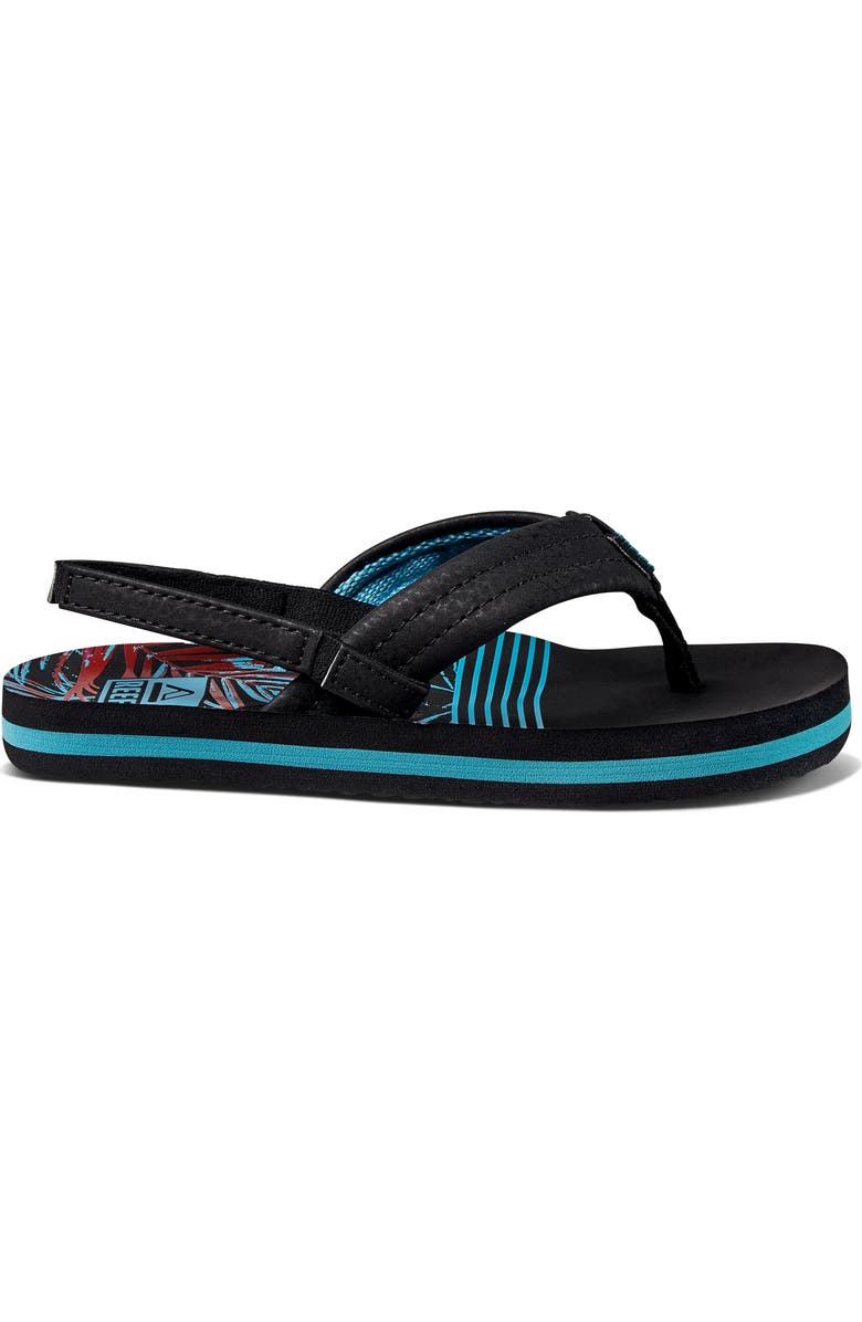 Reef Kids' Little Ahi Flip Flop, Alternate, color, Tropical Dream