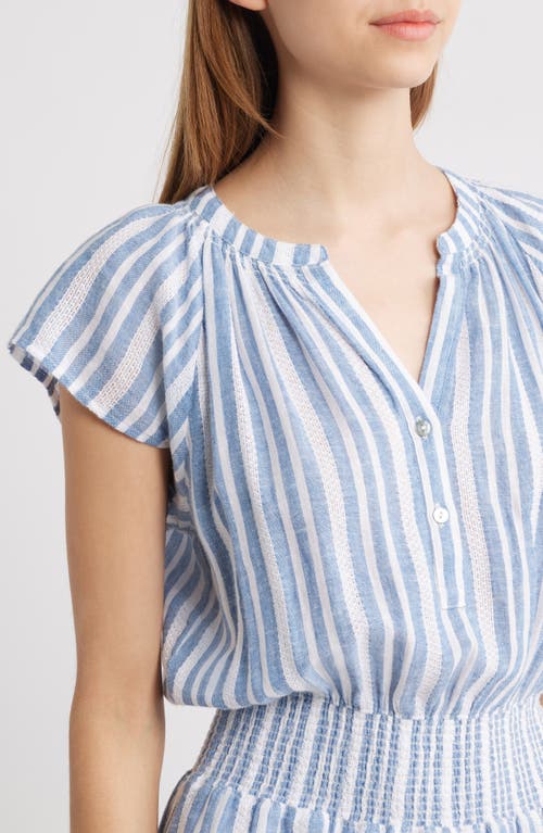 Rails Augustine Stripe Linen Blend Dress