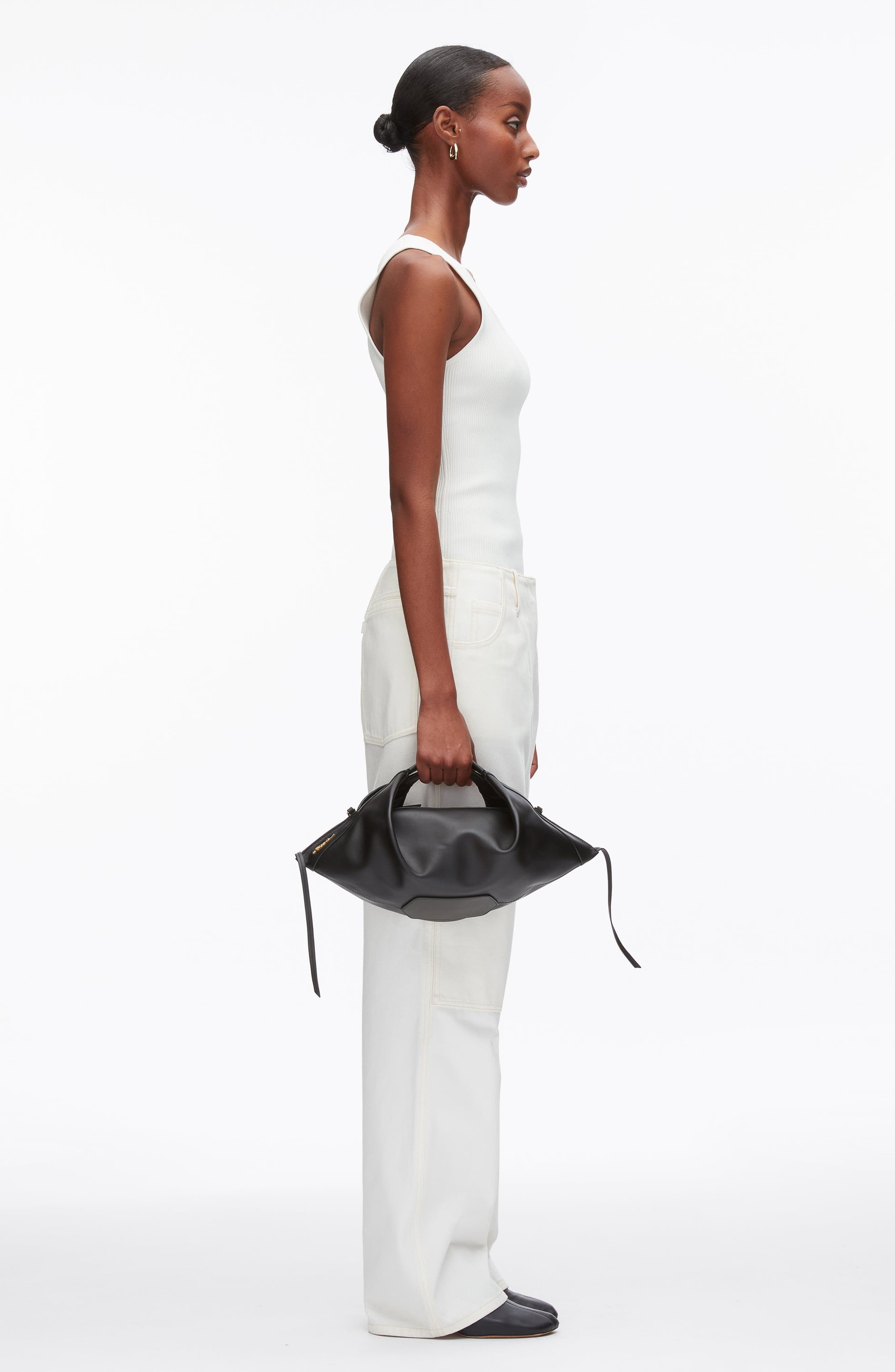 3.1 Phillip Lim Luna Mini Crossbody Bag, Alternate, color, Black