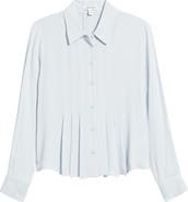 Nordstrom Tux Pleated Button-Up Shirt