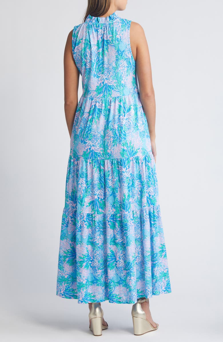 Lilly Pulitzer<sup>®</sup> Malone Sleeveless Tiered Cotton Maxi Dress, Alternate, color, 