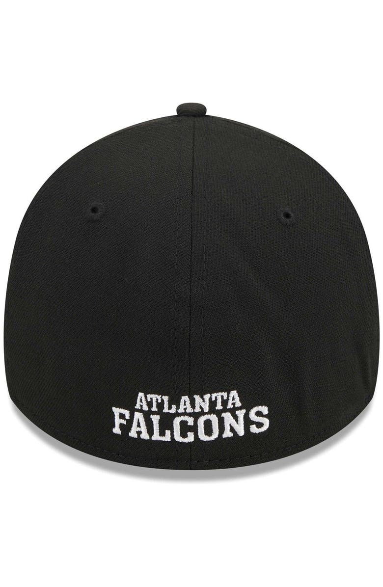 New Era Men's New Era Black Atlanta Falcons Throwback Main 39THIRTY Flex Hat, Alternate, color, 