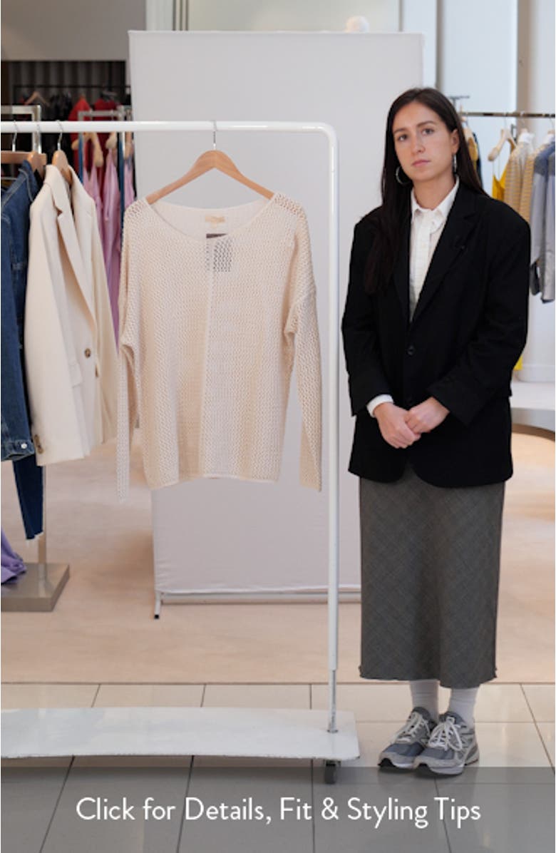 Summer Breeze Open Stitch Sweater, sales video thumbnail