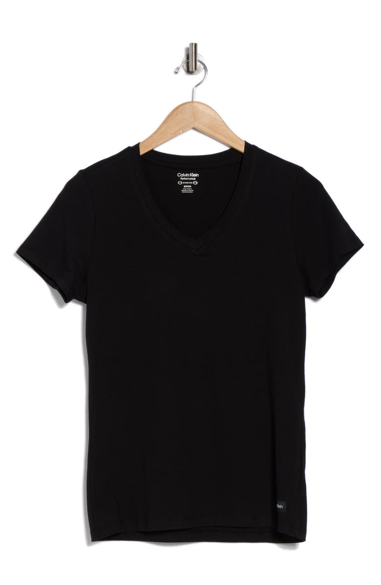 CALVIN KLEIN PERFORMANCE V-Neck T-Shirt, Alternate, color,