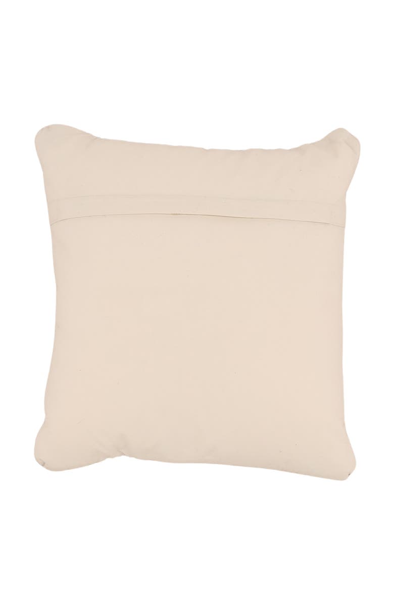 Dovetail Furniture Arlo Handwoven Olefin Outdoor Throw Pillow, Alternate, color, Ivory