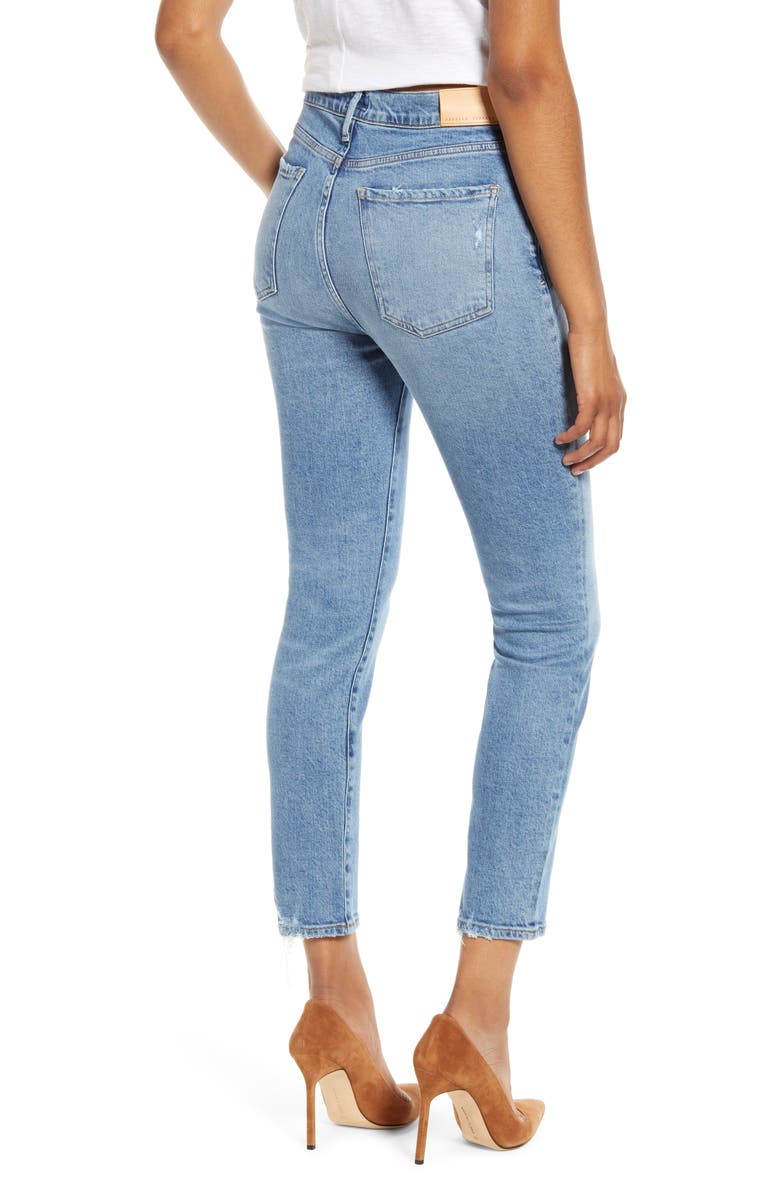Citizens of Humanity Olivia High Waist Slim Ankle Jeans, Alternate, color, 