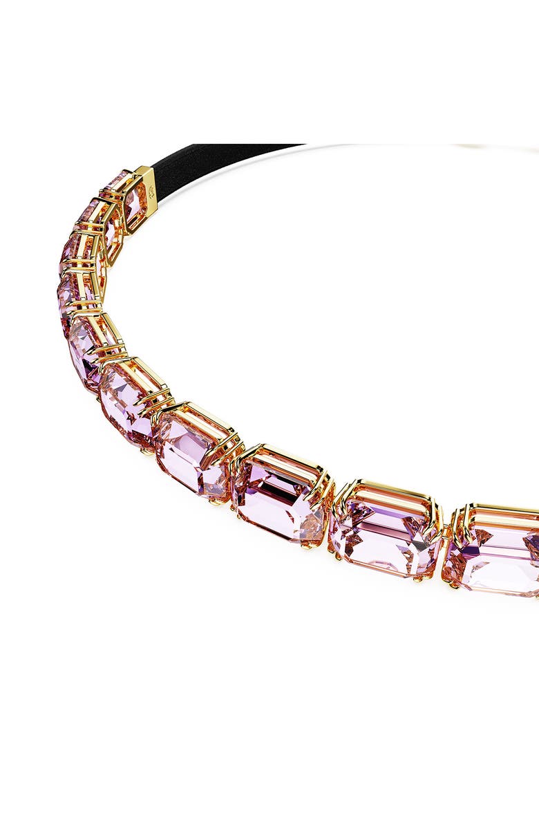 Swarovski Millenia Crystal Choker, Alternate, color, Purple