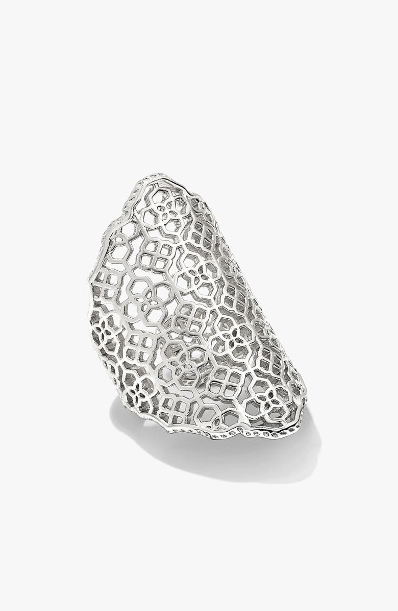 Kendra Scott Boone Filigree Cocktail Ring, Main, color, 