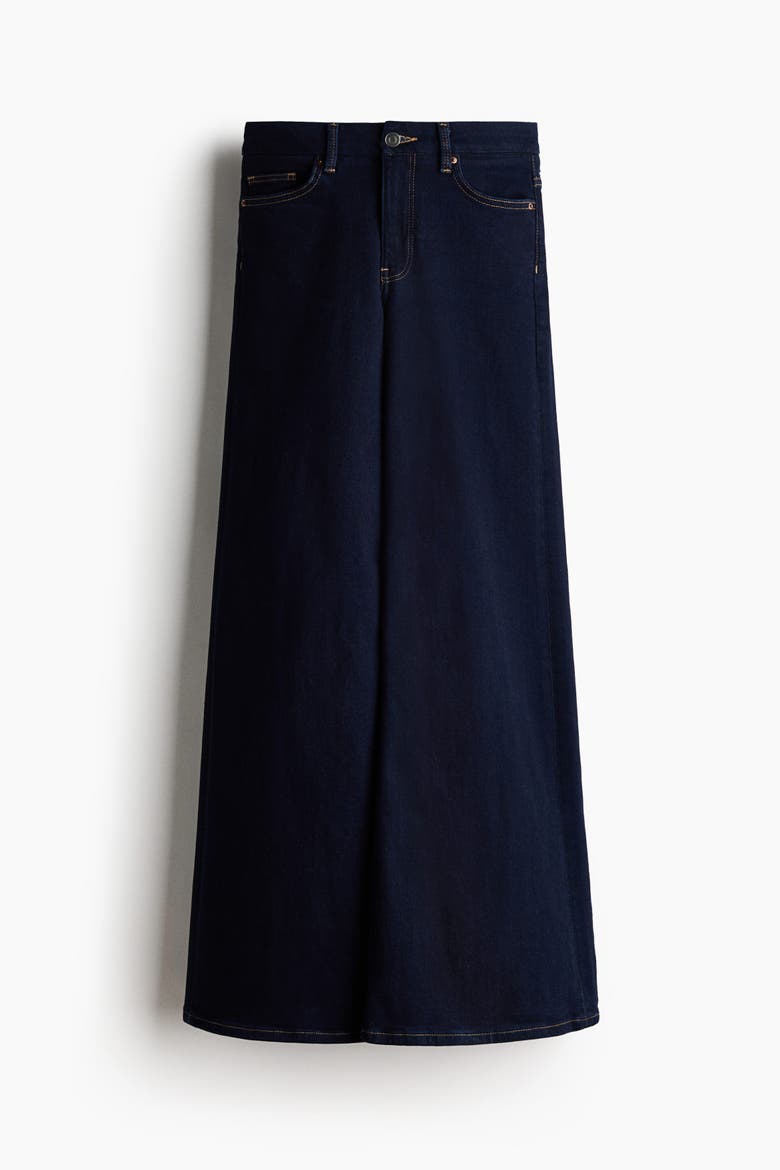 Wide High Jeans, Alternate, color, Dark blue