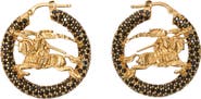 Burberry EKD Pavé Hoop Earrings