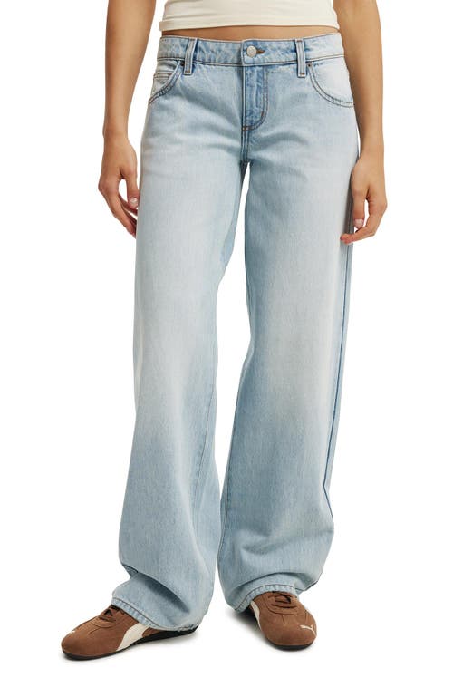Cotton On Low Rise Straight Jean In Blue