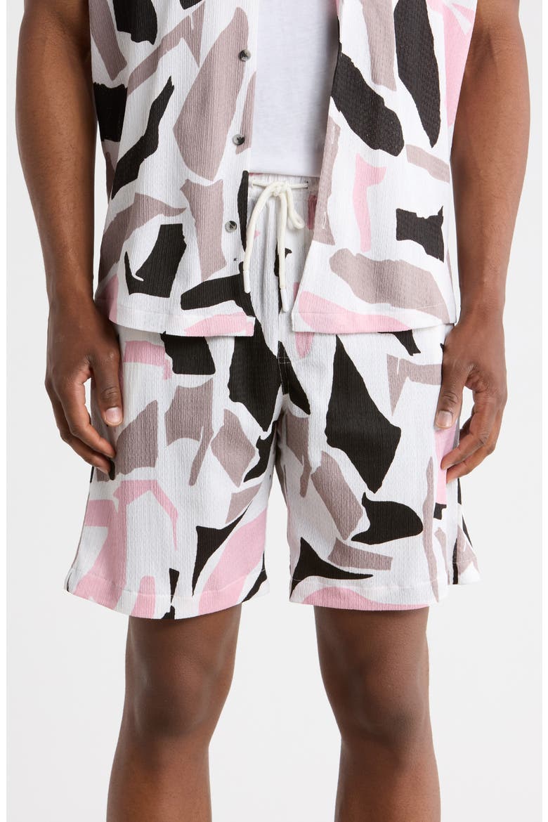 Drawstring Shorts, Main, color, WHITE