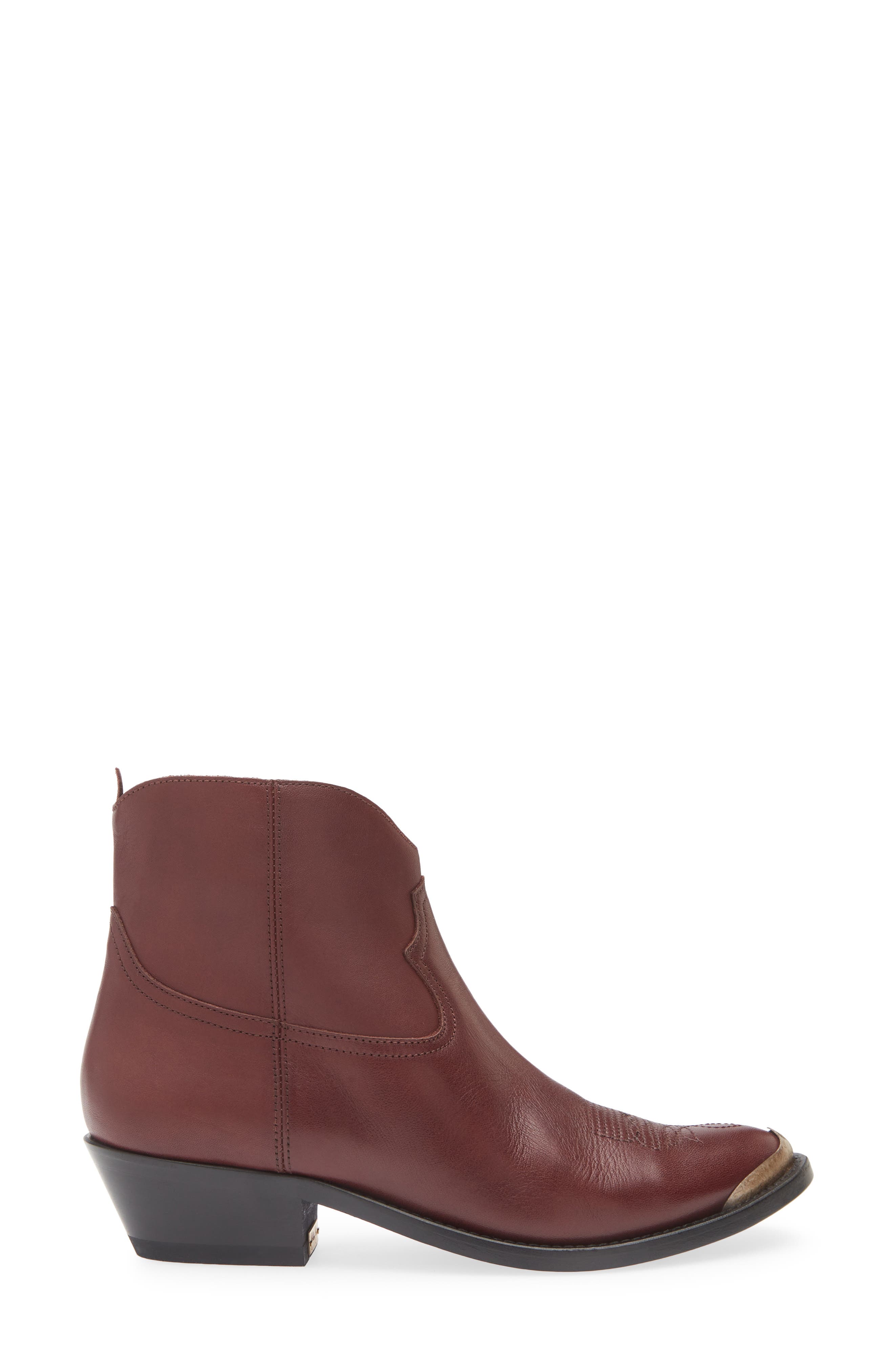 Golden Goose Young Western Boot, Alternate, color, Bordeaux