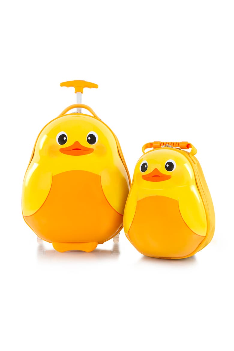 Travel Tots Kids Luggage & Backpack Set, Main, color, Duck