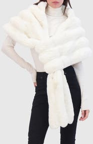 Lyla Grant Fur-Free Chinchilla (Faux Fur) Stole