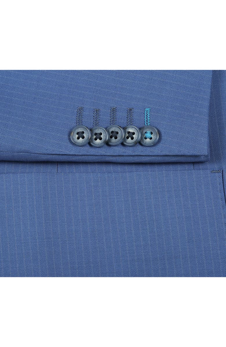 English Laundry Solid Blue Wool Blend Suit, Alternate, color, Blue