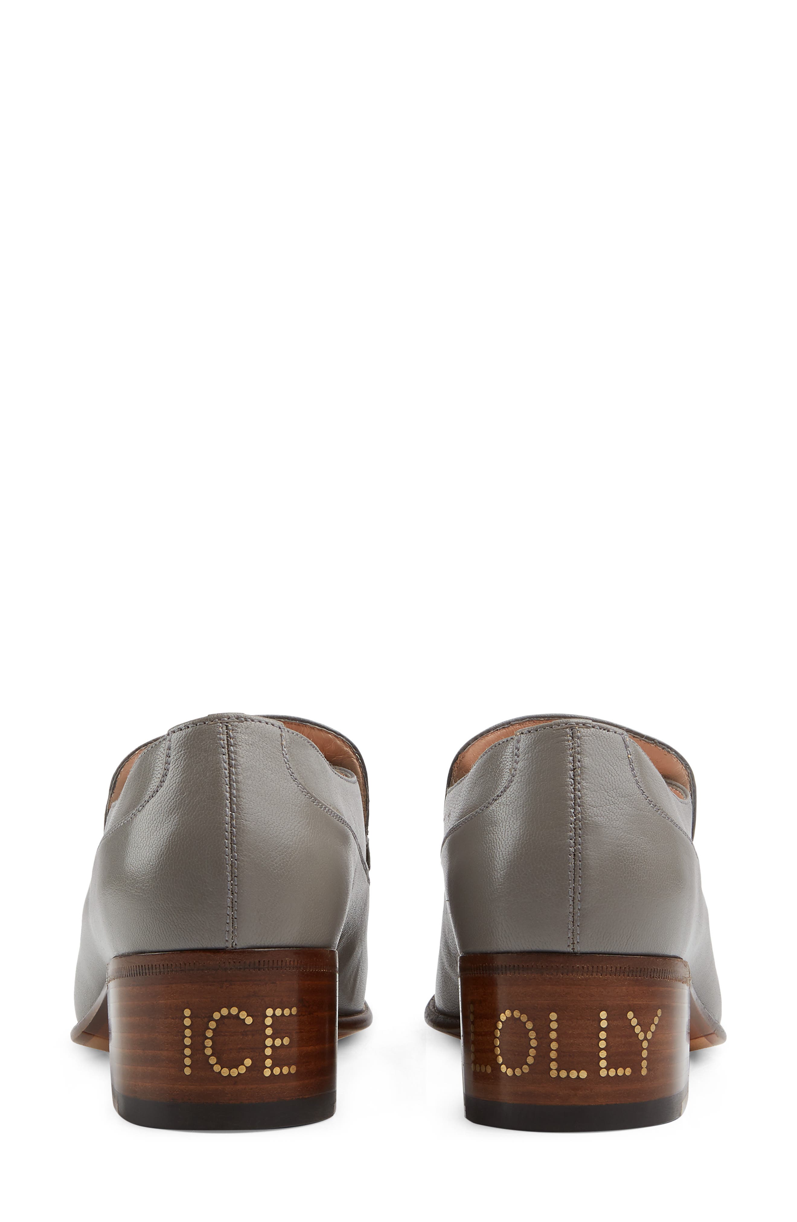 Gucci Ebal Chain Loafer Pump, Alternate, color, 