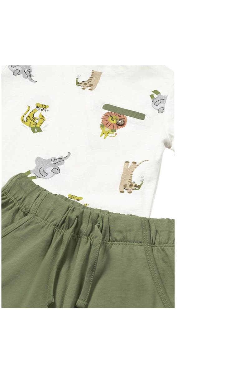 Mayoral Safari Gold Knit Set, Alternate, color,