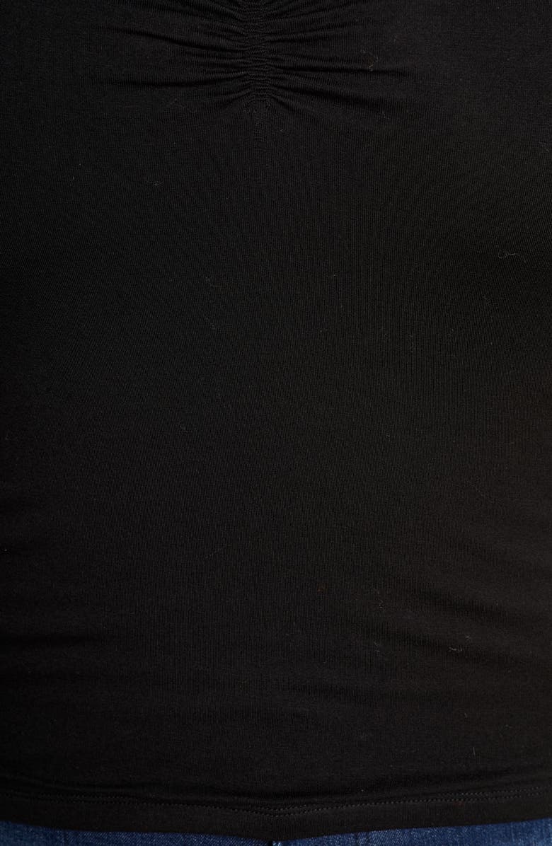 BP. Long Sleeve Cinch Front Ribbed Tee, Alternate, color,