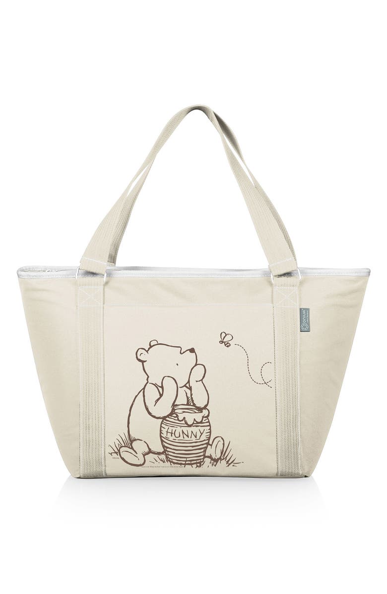 Picnic Time Topanga Cooler Tote, Main, color, Beige