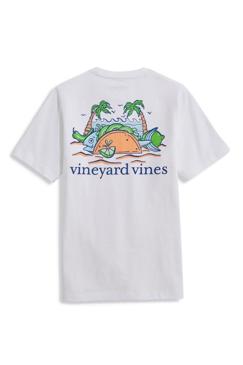 Kids' Fish Taco Cotton Graphic T-Shirt, Alternate, color, WHITE CAP