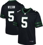 Nike Youth Nike Garrett Wilson Legacy Black New York Jets Alternate Game Jersey