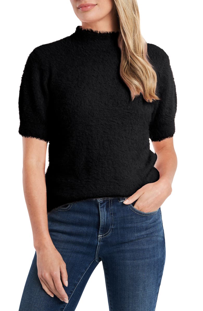 CeCe Eyelash Mock Neck Sweater, Main, color, 
