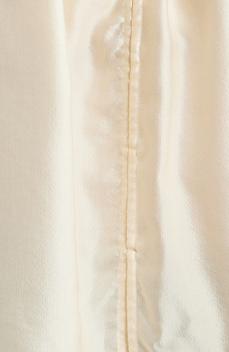 FRAME Smocked Silk Blend Top, Alternate, color, Champagne