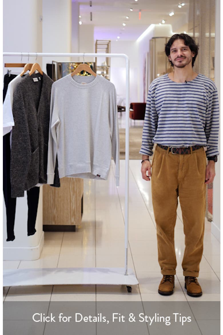 Legend Crew Organic Cotton Blend Sweater video