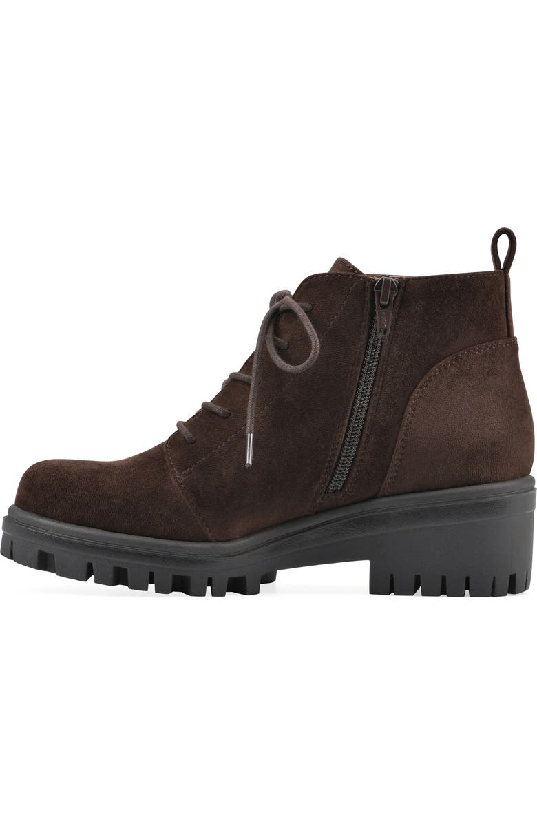 White Mountain Footwear Tariq Lug Lace-Up Boot, Alternate, color, Coco Brown/ Suedette