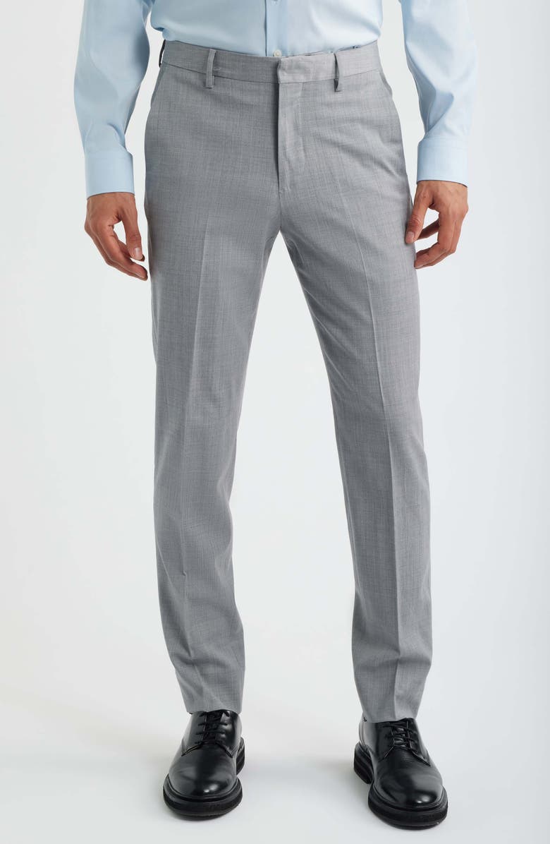 Bonobos Jetsetter Athletic Fit Stretch Wool Suit Pants, Main, color, Light Grey