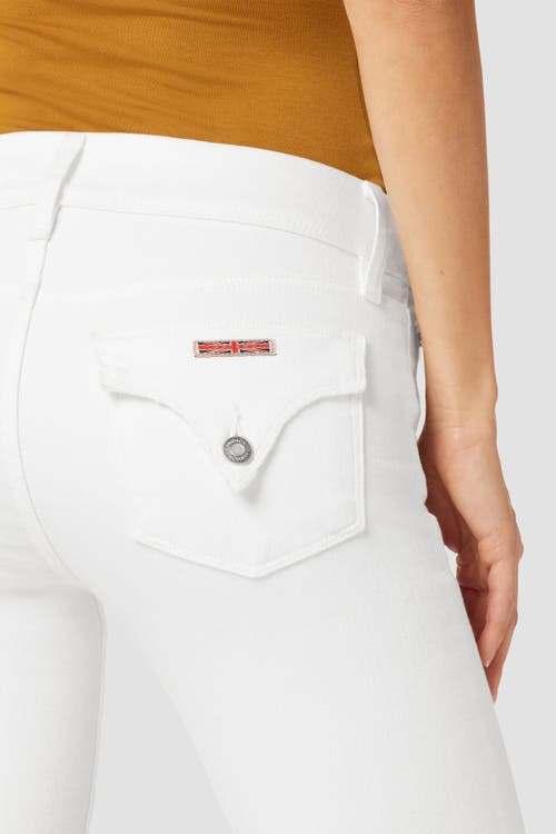 Hudson Jeans Beth Mid Rise Bootcut In White