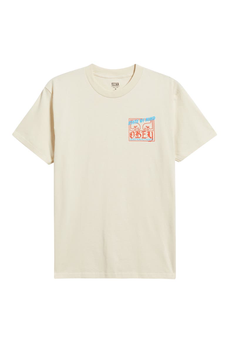 State of Mind Cotton Graphic T-Shirt, Alternate, color, CREAM