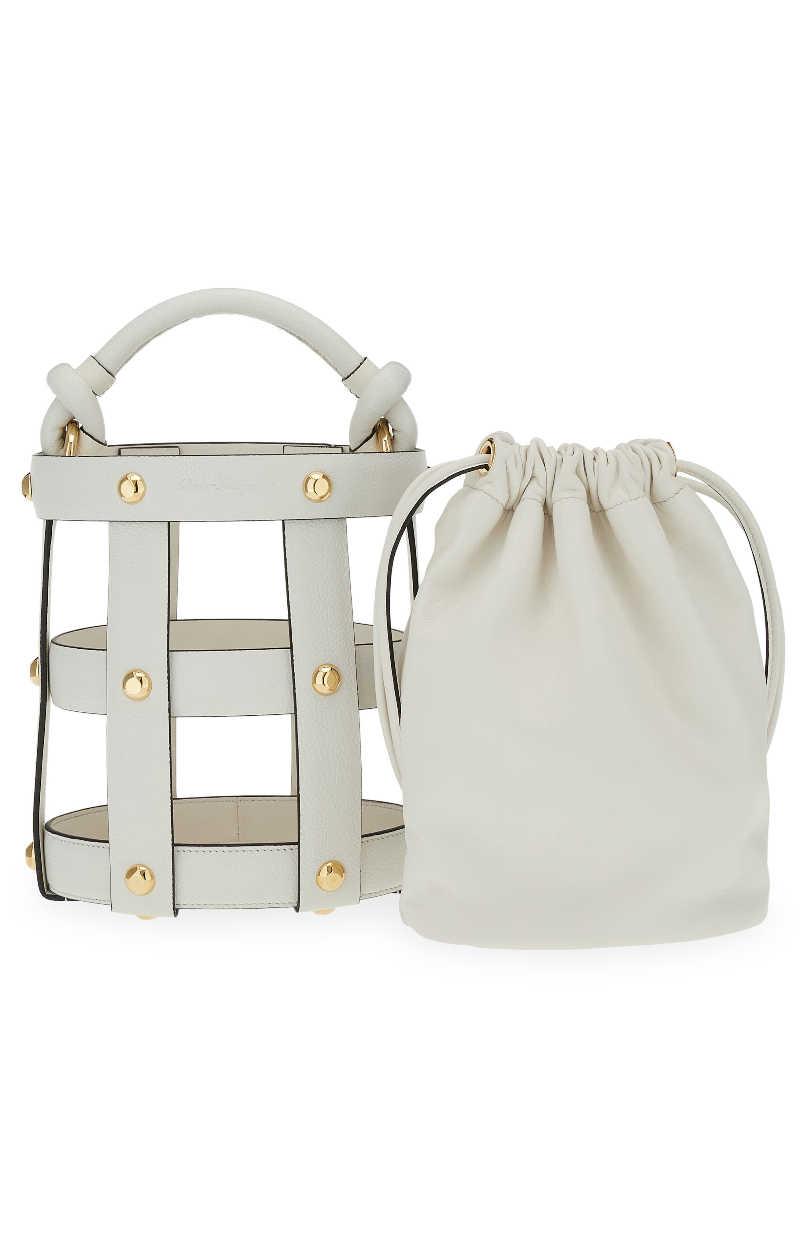 FERRAGAMO Cage Bag, Alternate, color, 