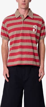 mnml Striped Short Sleeve Rugby Shirt