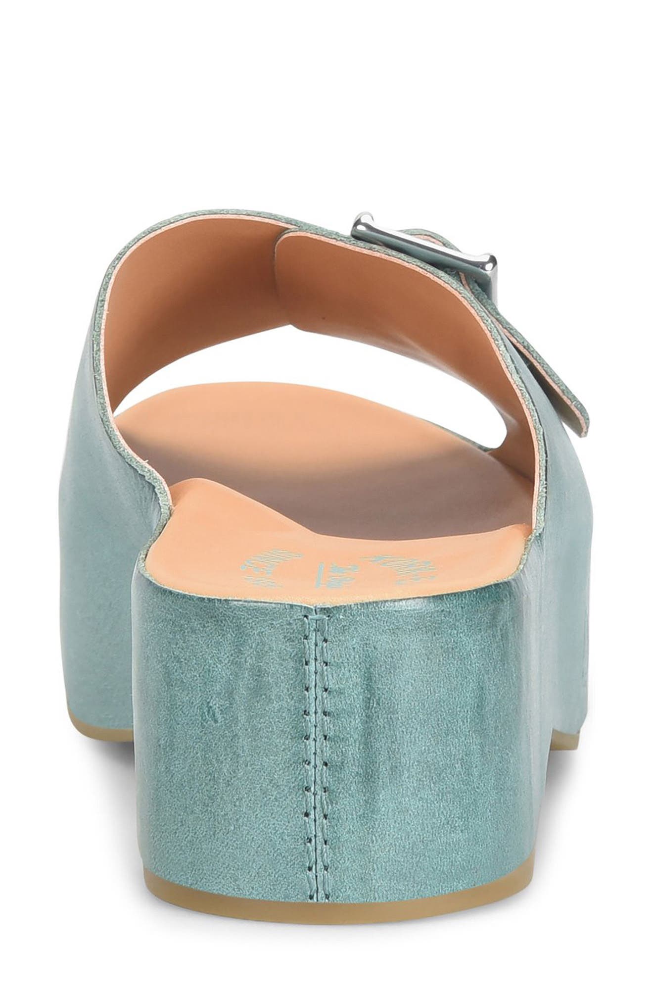 Kork-Ease<sup>®</sup> York Platform Slide Sandal, Alternate, color, Teal Leather